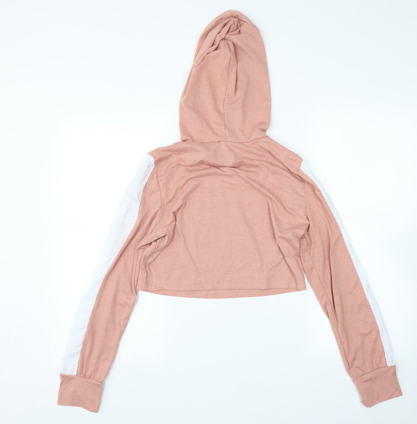 Preworn Womens Pink   Pullover Hoodie Size M  - Cropped