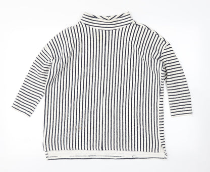 Nutmeg Womens Multicoloured Striped  Pullover Jumper Size 8