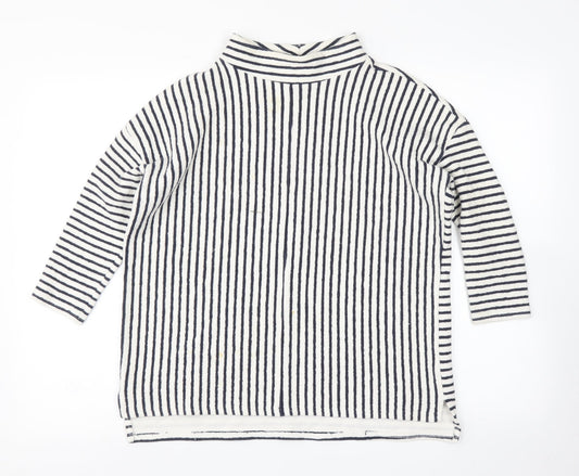 Nutmeg Womens Multicoloured Striped  Pullover Jumper Size 8