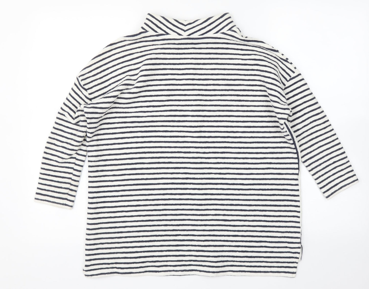 Nutmeg Womens Multicoloured Striped  Pullover Jumper Size 8