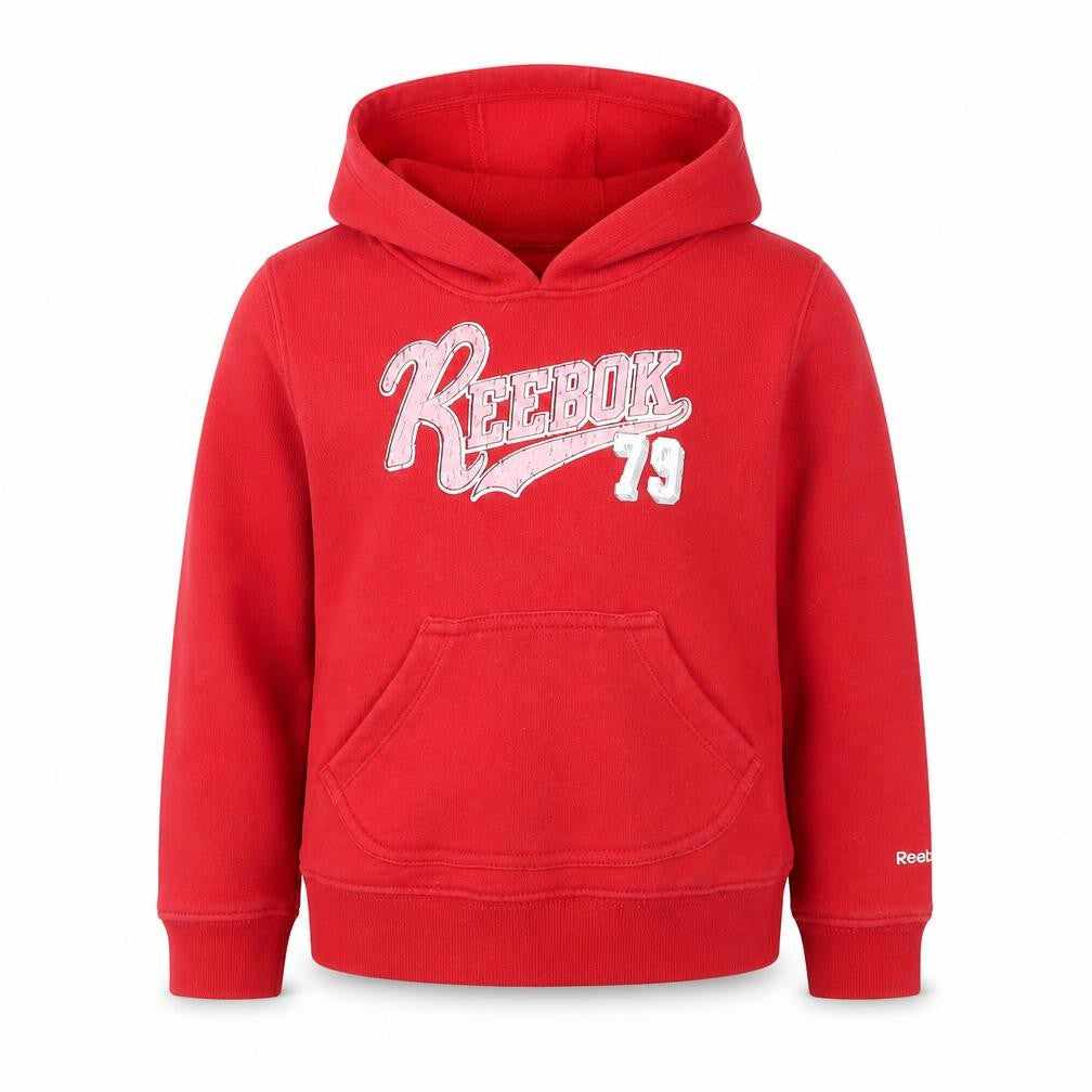 Reebok Girls Red   Pullover Hoodie Size 3-4 Years