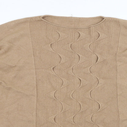 Preworn Mens Brown Striped  Pullover Jumper