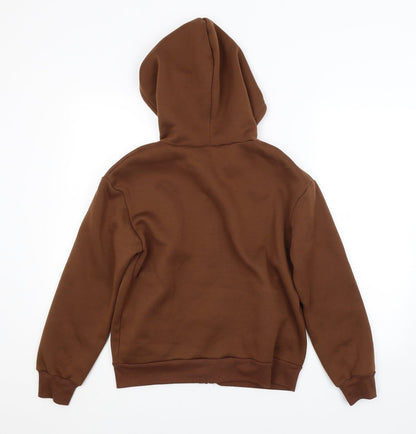 SheIn Womens Brown   Full Zip Hoodie Size XS