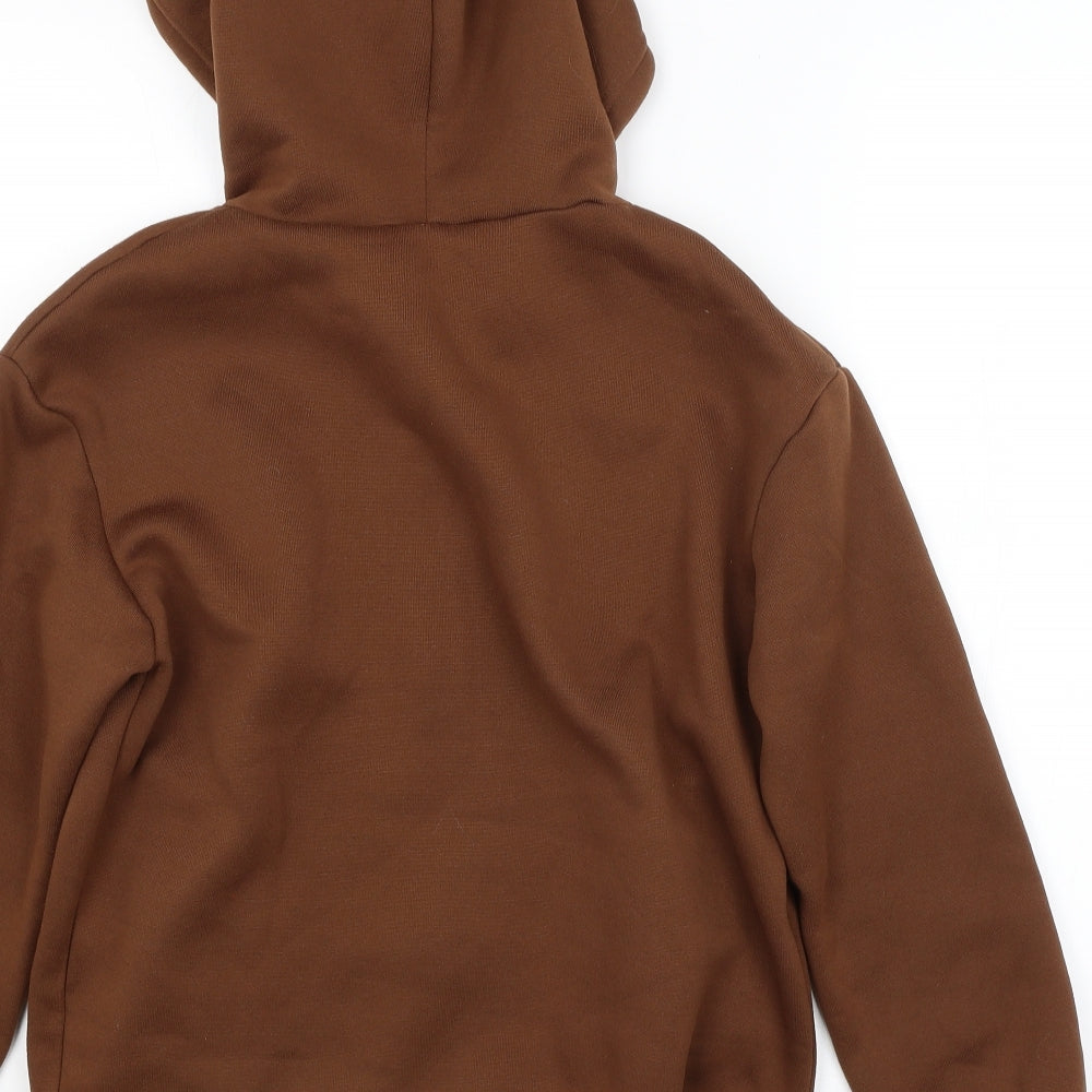 SheIn Womens Brown   Full Zip Hoodie Size XS