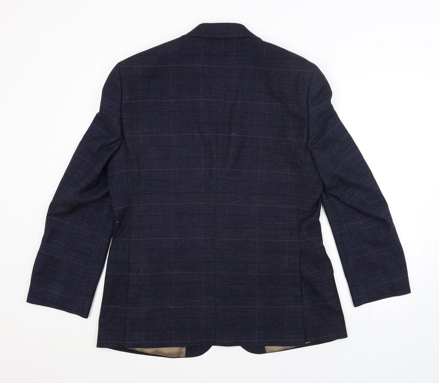 Mens UK Size  Preworn Regular Blue Suit Jacket
