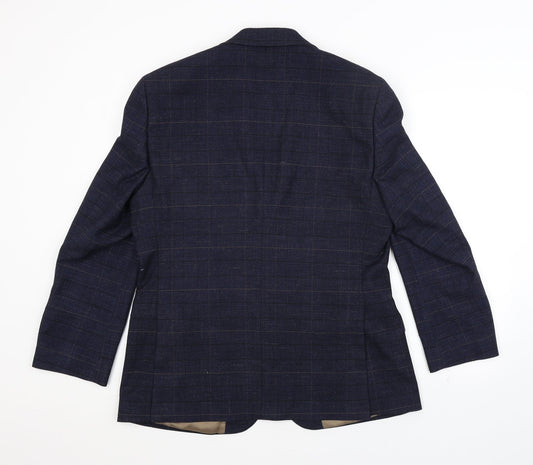 Mens UK Size  Preworn Regular Blue Suit Jacket