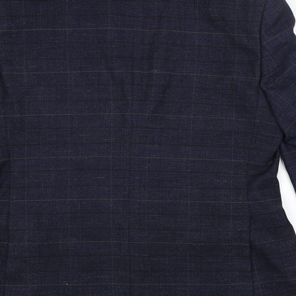 Mens UK Size  Preworn Regular Blue Suit Jacket