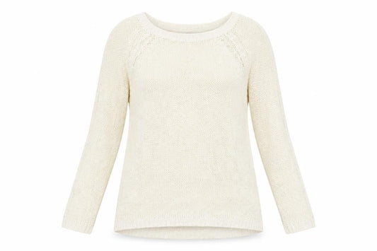 Womens UK Size L Peacocks White Pullover Jumper