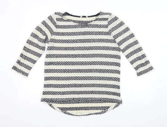 TU Womens Multicoloured Striped  Pullover Jumper Size 12