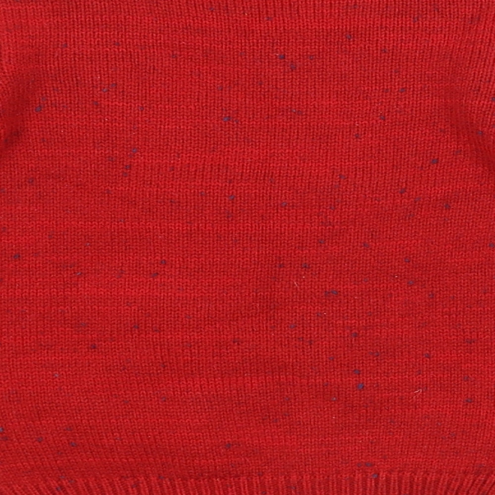 George Baby Red   Pullover Jumper Size 9-12 Months