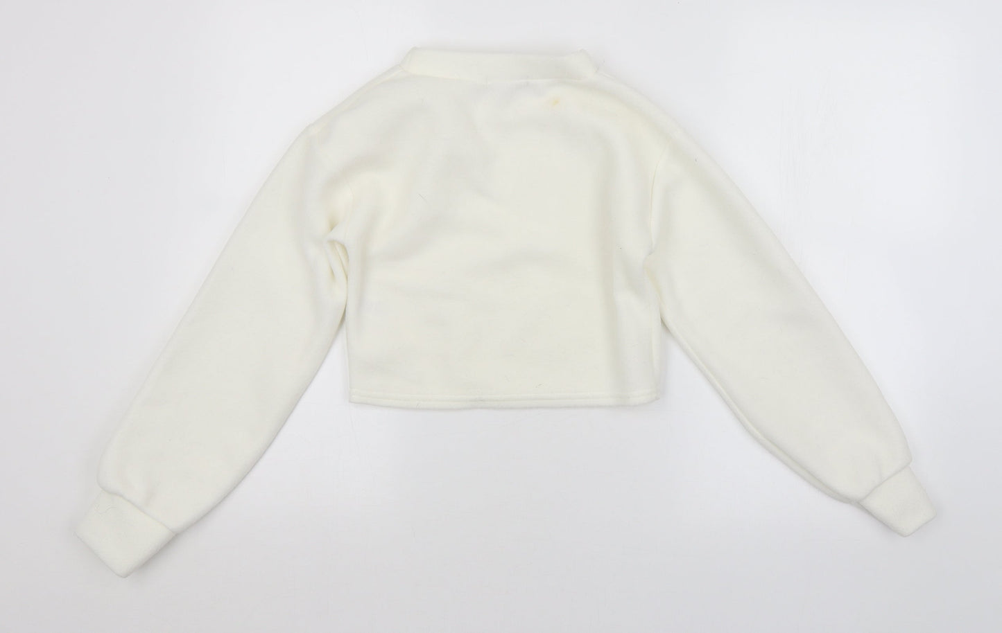 Womens UK Size 6 PRETTYLITTLETHING White Pullover Jumper