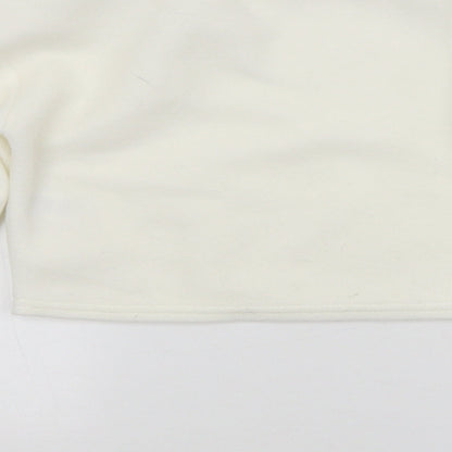 Womens UK Size 6 PRETTYLITTLETHING White Pullover Jumper