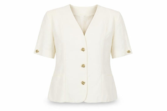 Womens UK Size 14 Preworn White Jacket
