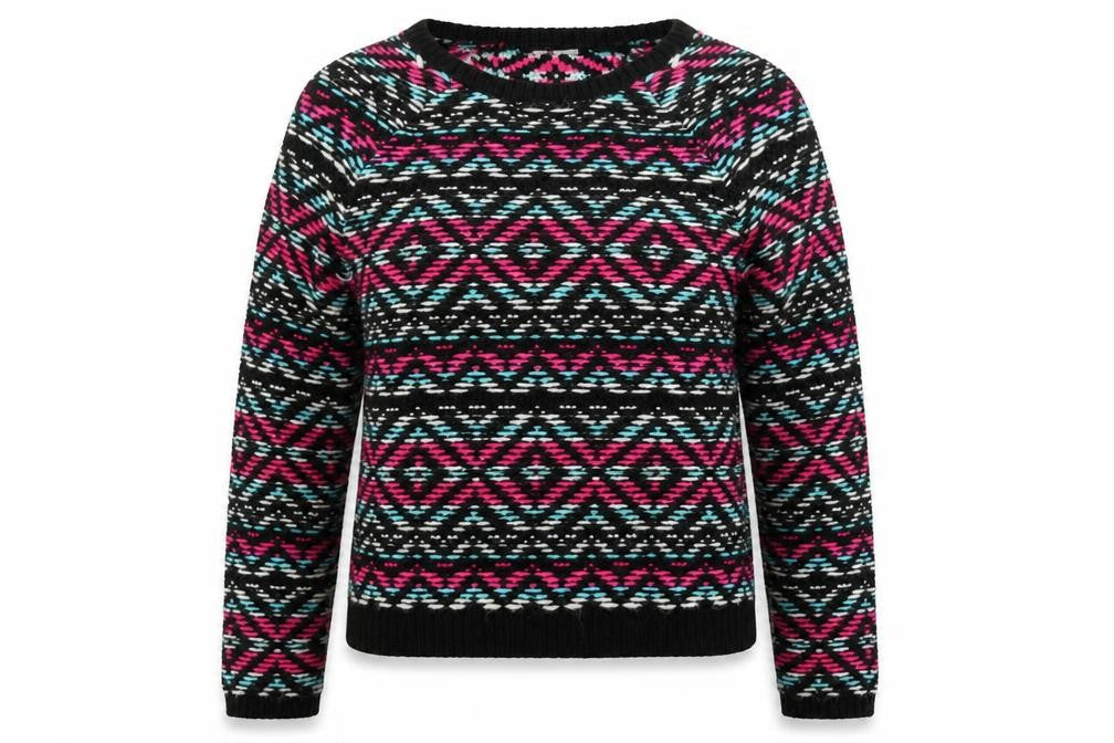 Womens UK Size 10 TU Multicoloured Pullover Jumper