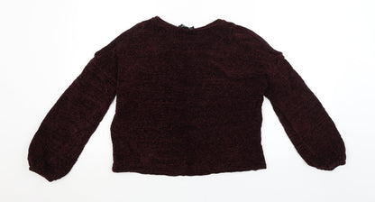 New Look Girls Purple   Pullover Jumper Size 14-15 Years