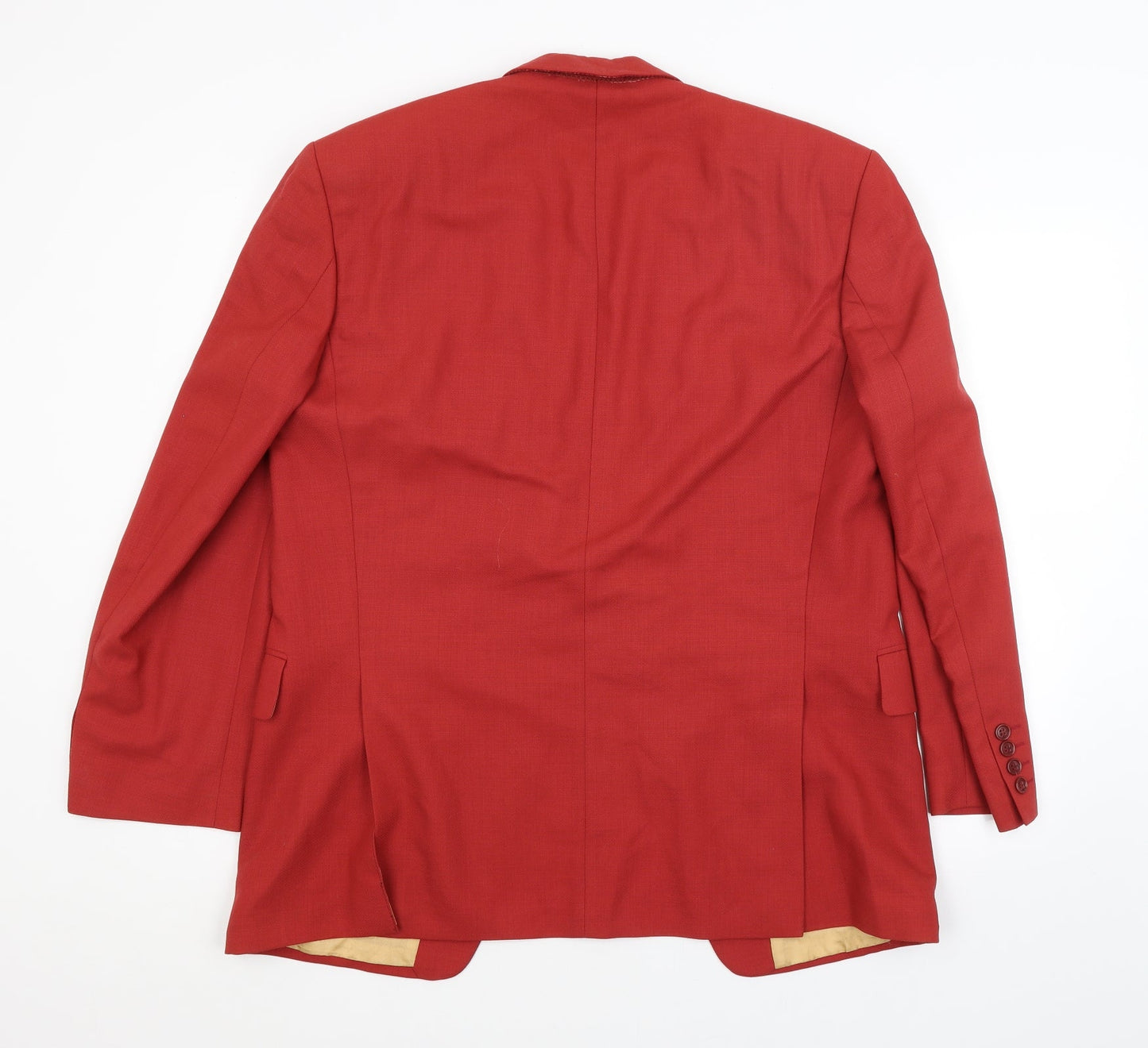Mens UK Size  Preworn Regular Red Suit Jacket