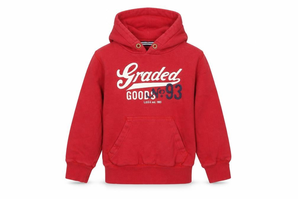LOGG Boys Red   Pullover Hoodie Size 5-6 Years