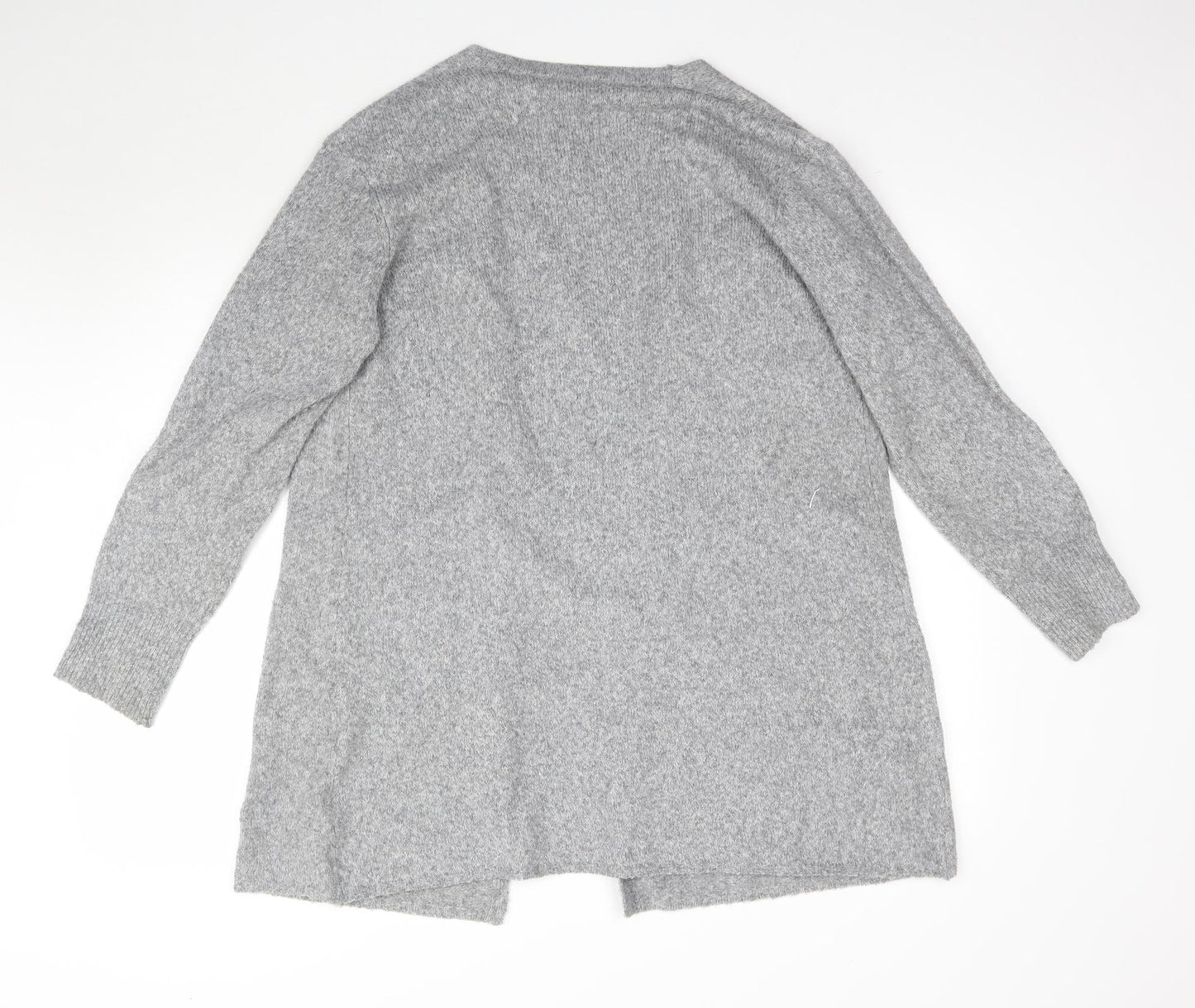 Womens UK Size S Peacocks Grey Cardigan Jumper