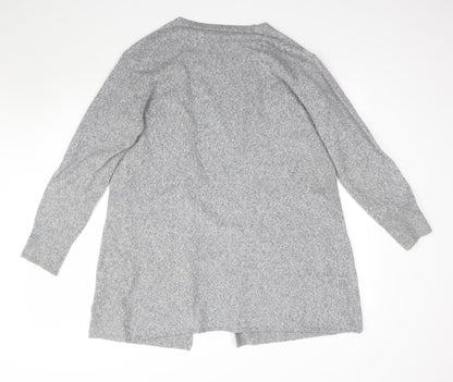 Womens UK Size S Peacocks Grey Cardigan Jumper
