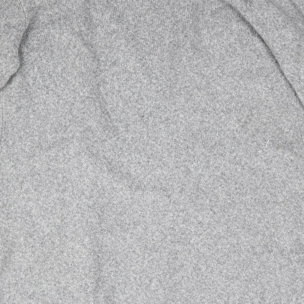 Womens UK Size S Peacocks Grey Cardigan Jumper
