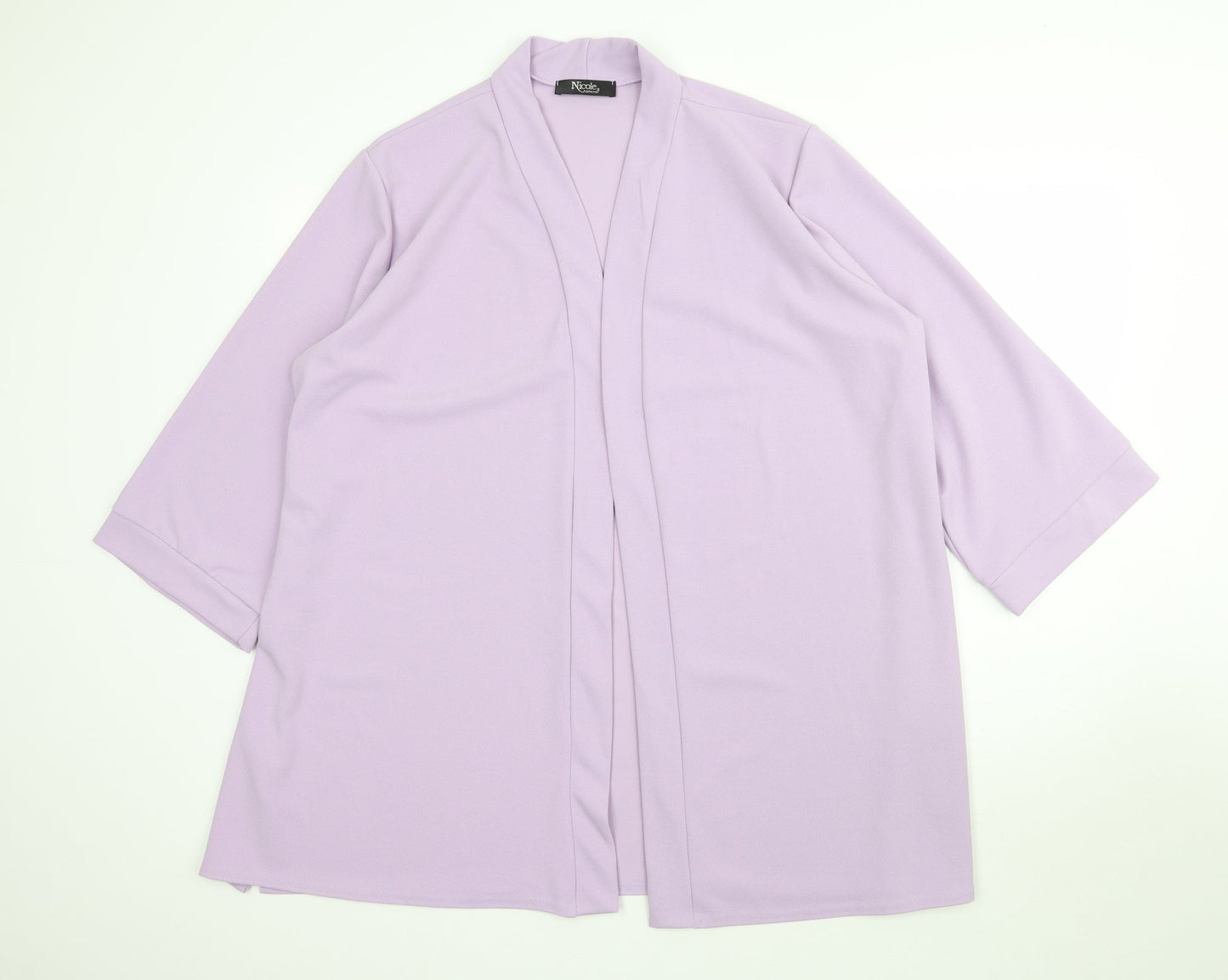 Nicole Collection Womens Purple   Jacket Blazer Size XL