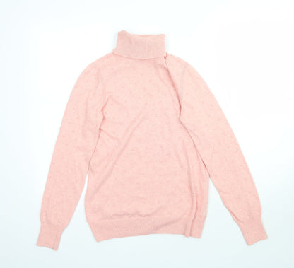 Womens UK Size S CC Pink Pullover Jumper