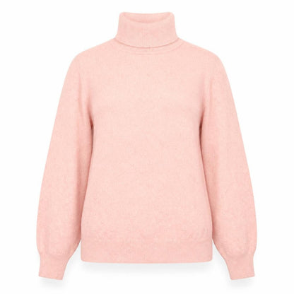 Country Casuals Womens Pink Polka Dot Knit Pullover Jumper Size S - Textured Polka Dot