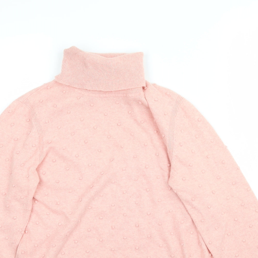 Womens UK Size S CC Pink Pullover Jumper
