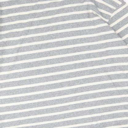 Old Navy Womens Grey Striped Knit Pullover Jumper Size M