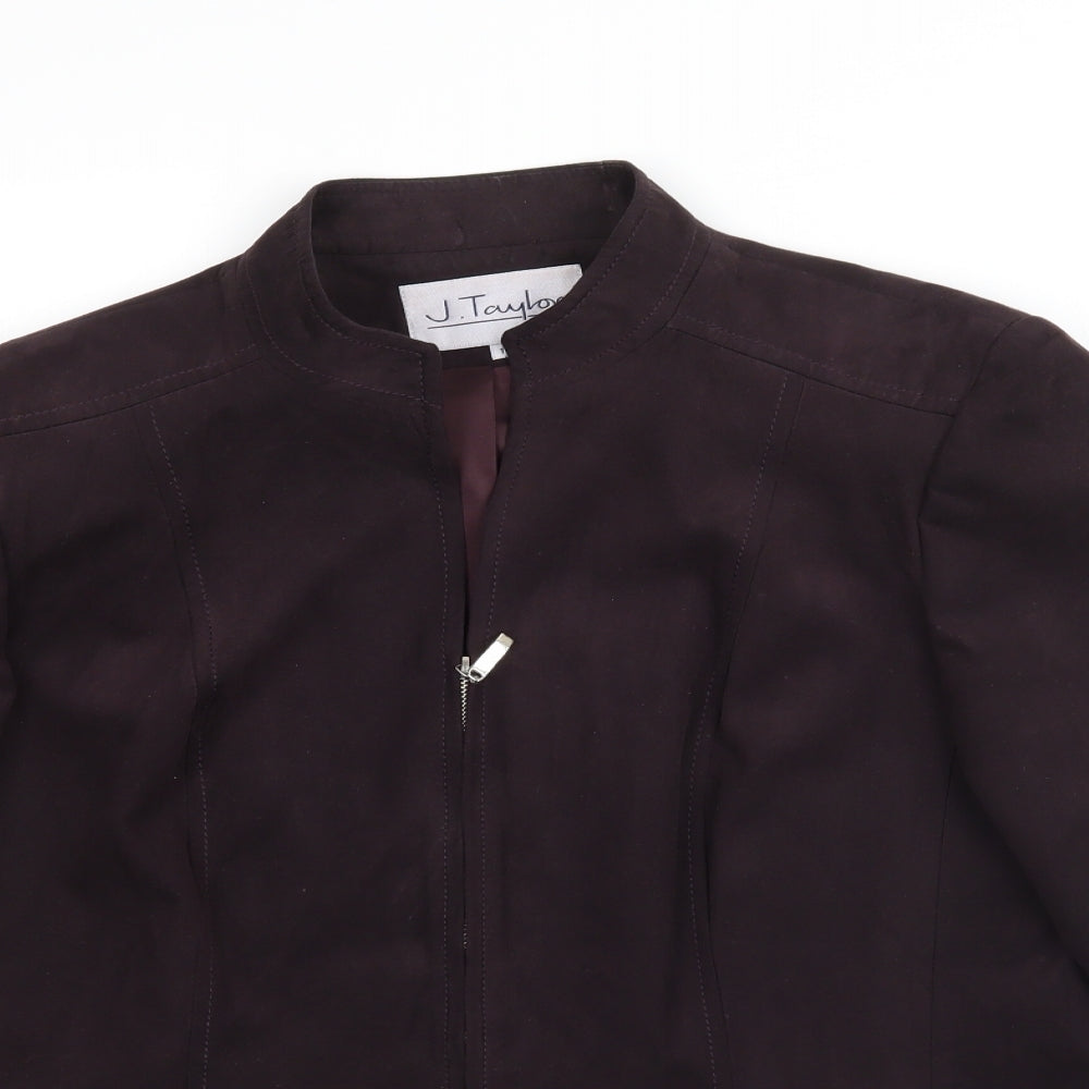 J. Taylor Womens Purple   Jacket  Size 16