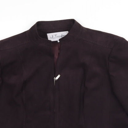 J. Taylor Womens Purple   Jacket  Size 16