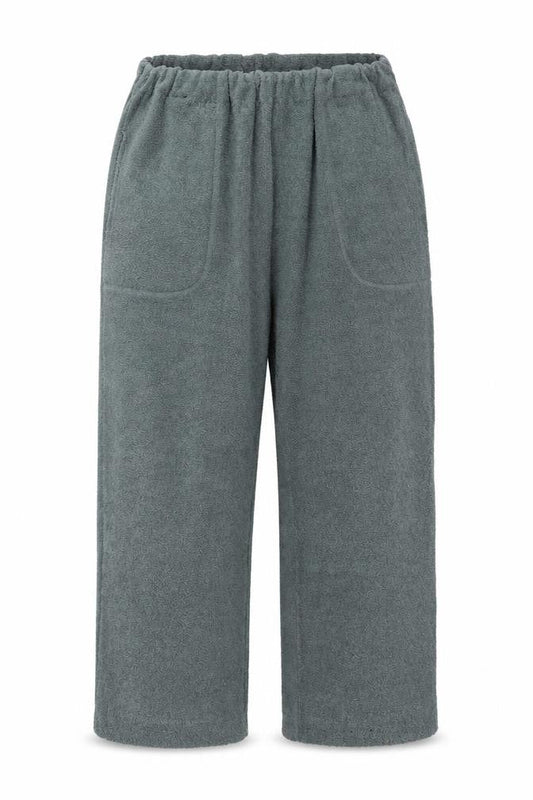 Womens UK Size S Bonmarché Regular Fit Cropped Green Trousers
