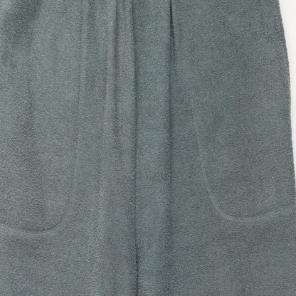 Bonmarché Womens Green   Cropped Trousers Size S L26 in - Fleece feel