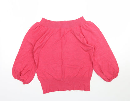Womens UK Size 10 Atmosphere Pink Basic Blouse