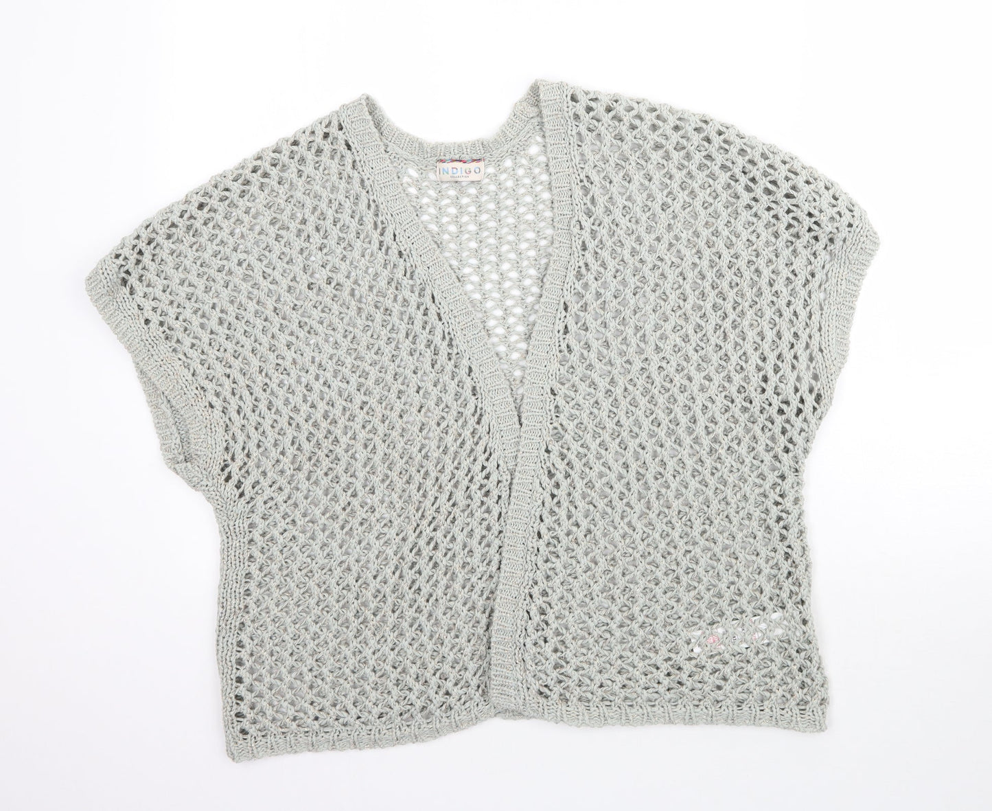 Womens UK Size 16 Marks and Spencer Green Cardigan Jumper