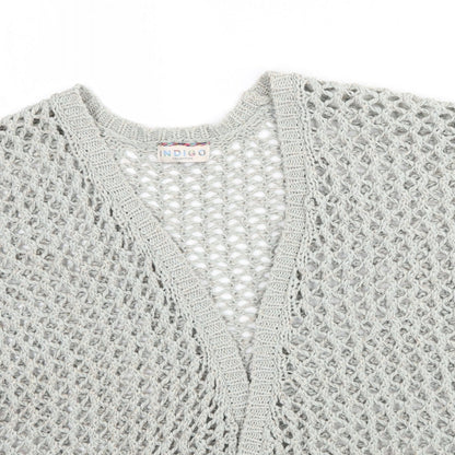 Womens UK Size 16 Marks and Spencer Green Cardigan Jumper