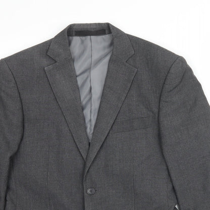 Mens UK Size 34 Marks and Spencer Regular Grey Suit Jacket