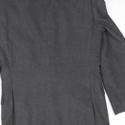 Mens UK Size 34 Marks and Spencer Regular Grey Suit Jacket