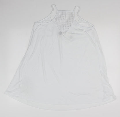 F&F Womens White   Camisole Tank Size M