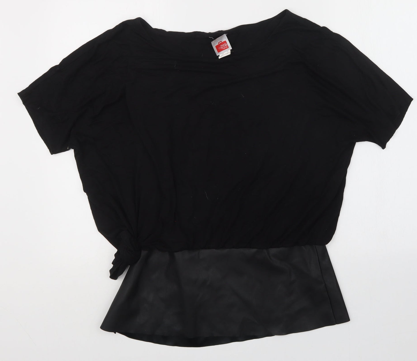 Womens UK Size 16 HEINE Black  T-Shirt