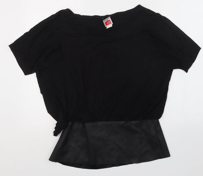 Womens UK Size 16 HEINE Black  T-Shirt