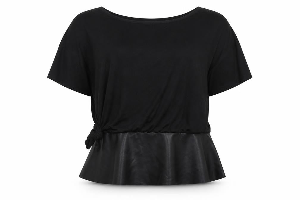 Womens UK Size 16 HEINE Black  T-Shirt