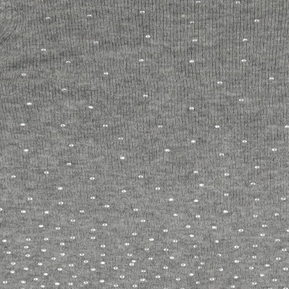 Womens UK Size 8 Mango Grey Pullover Jumper