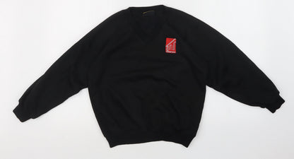 coolflow Boys Black   Pullover Sweatshirt Size 11-12 Years