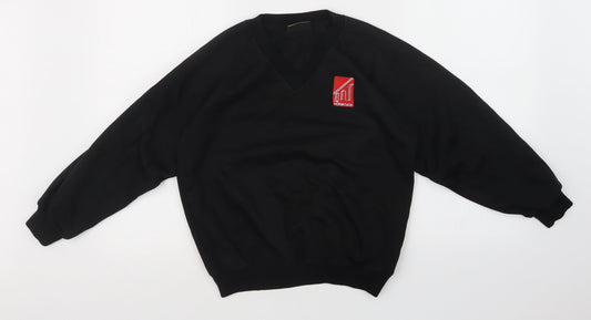 coolflow Boys Black   Pullover Sweatshirt Size 11-12 Years