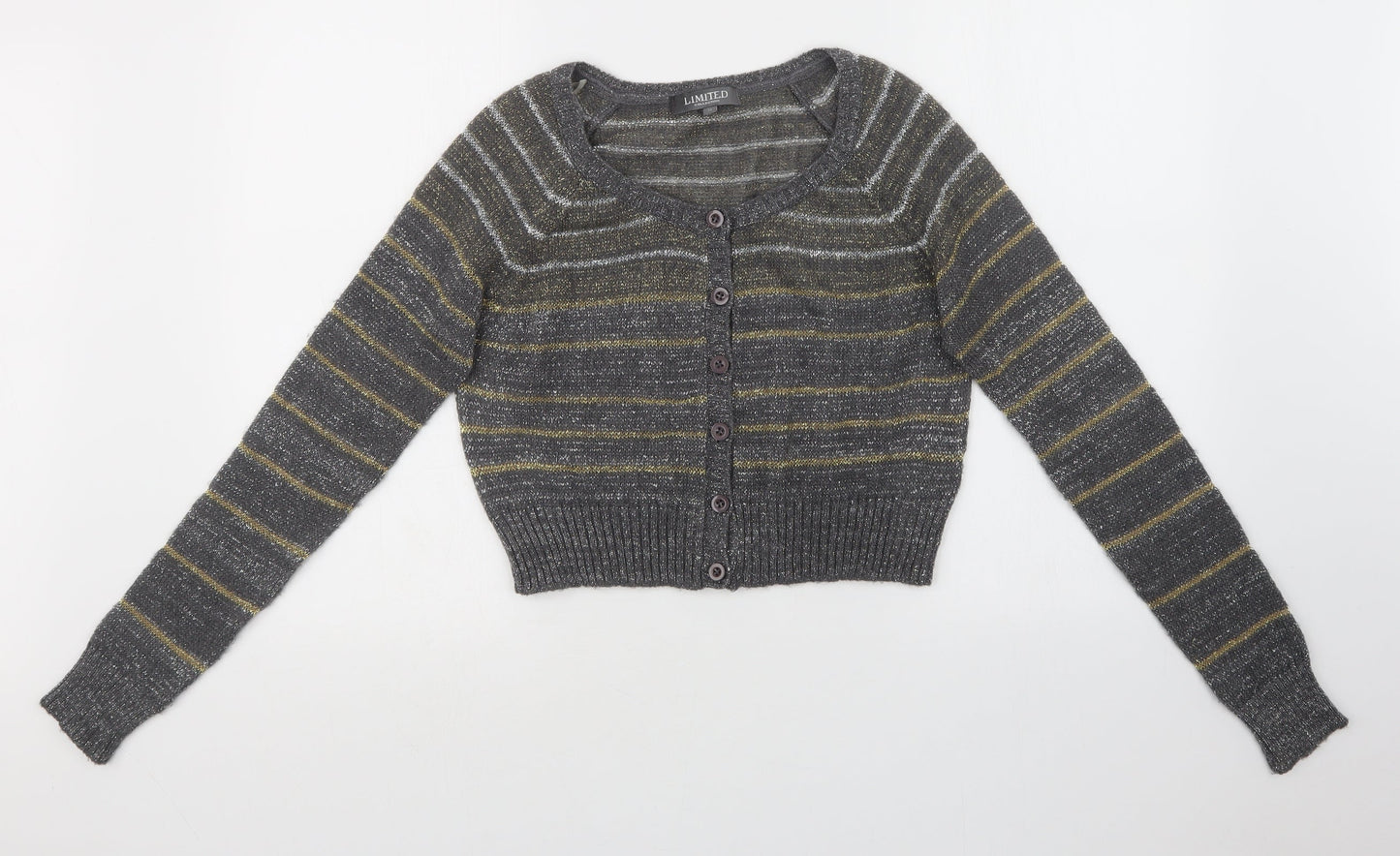 LIMITED COLLECTION Womens Multicoloured Striped  Cardigan Jumper Size 14