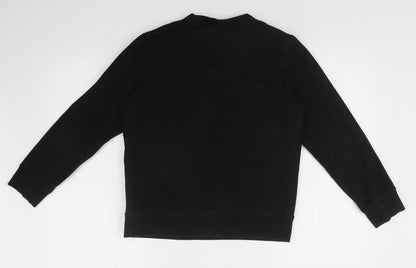 H&M Boys Black   Pullover Sweatshirt Size S