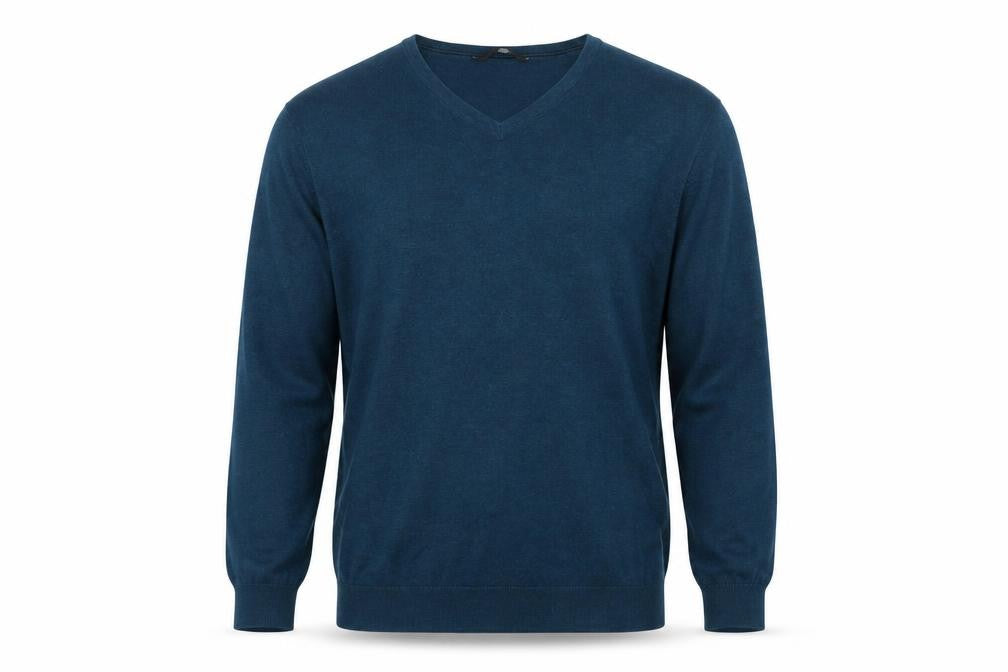 Mens UK Size L George Blue Pullover Sweatshirt
