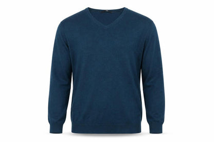 Mens UK Size L George Blue Pullover Sweatshirt