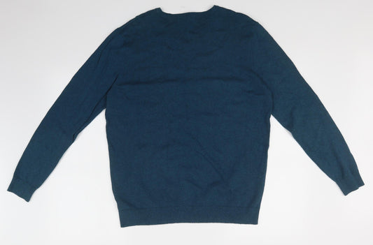 George Mens Blue   Pullover Sweatshirt Size L